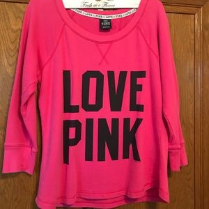 Love Pink crewneck sweatshirt